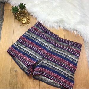 Ann Taylor Loft Riviera Striped Shorts #647